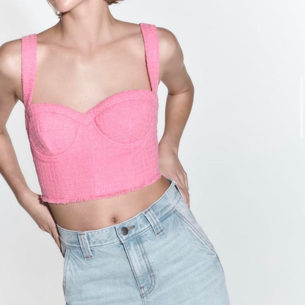 Pink Zara Crop Top